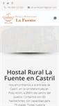 Mobile Screenshot of alojamientoencastrillafuente.com
